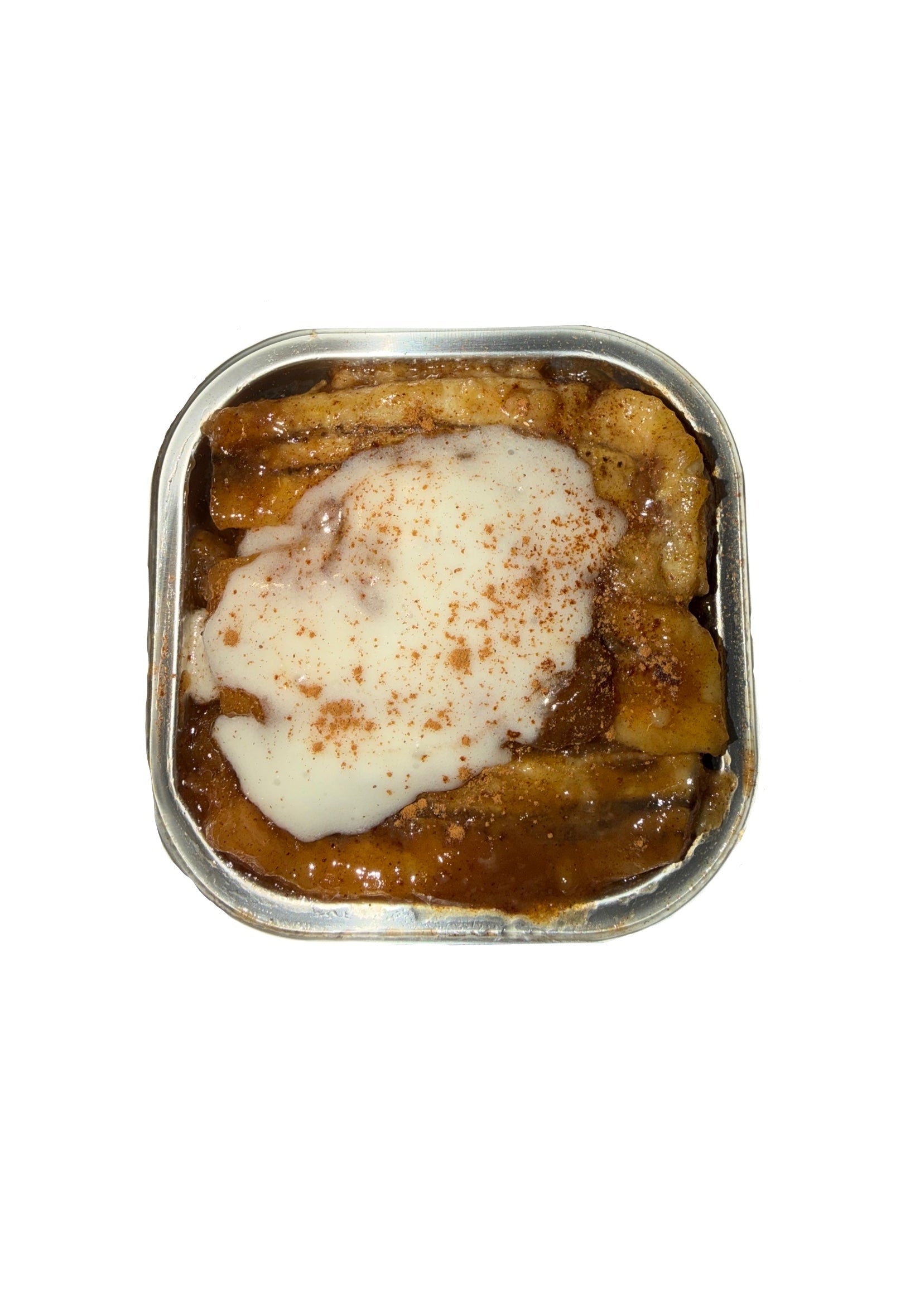 Bananas Foster Cinnamon Roll